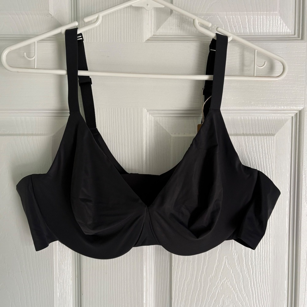 Skims Full Coverage Bra 44A Onyx Smoothing Intimates BA-PLG-2610 Black
